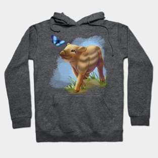 Baby Warthog and Butterfly Hoodie